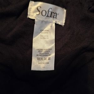 Sofra casual strapless dress